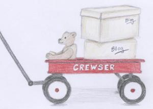 Crewser Wagon with Boxes and Bear